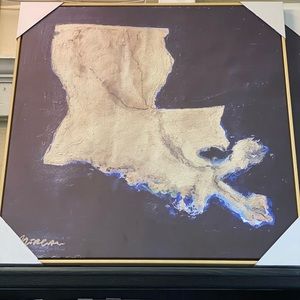 Louisiana Framed Canvas